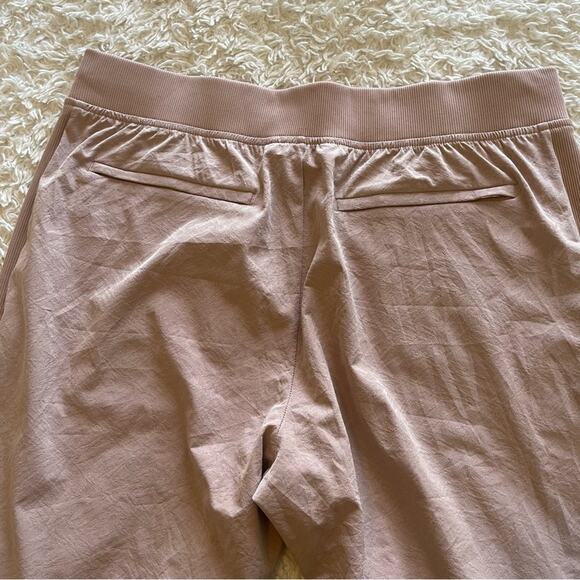 Athleta Brooklyn Womens Textured Ankle Stretch Pants Rose Pink - Picture 11 of 13